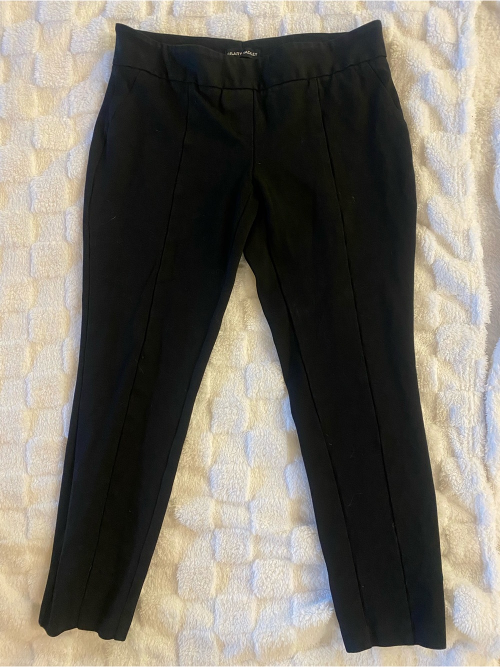 Hilary Radley Black Ponte Leggings